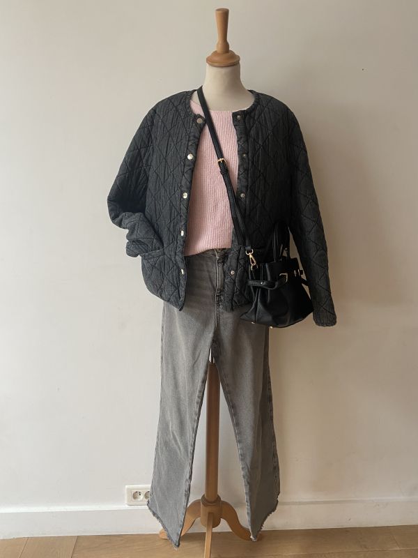 blouson ANDY ET LUCY , pull BREAL , jean ZARA